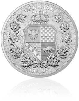Columbia and Germania 2019 silver coin 2 OZ