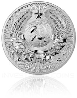 Gagarin Interkosmos 1 OZ Silbermünze Germania Mint