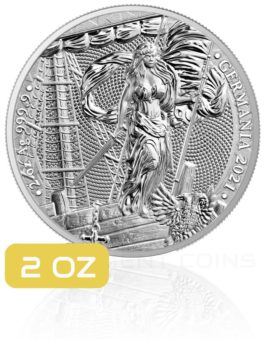 Germania Mint Germania 2 OZ Silbermünze 2021